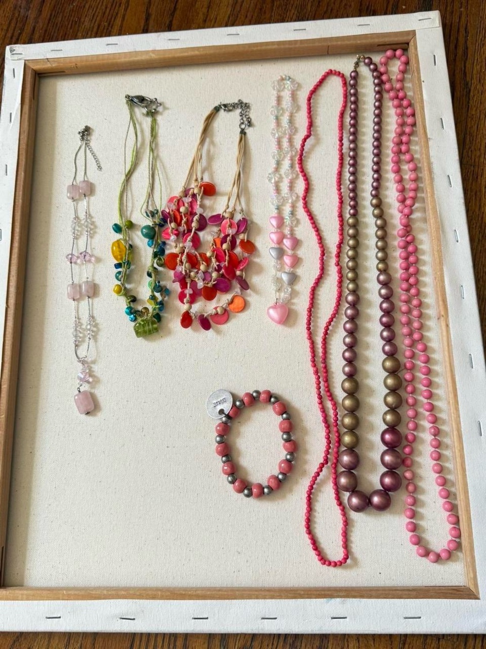 💗 Pink & Romantic Jewelry Lot – Beaded, Heart & Statement Pieces 💗